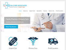 Tablet Screenshot of medicalcareassociates.com